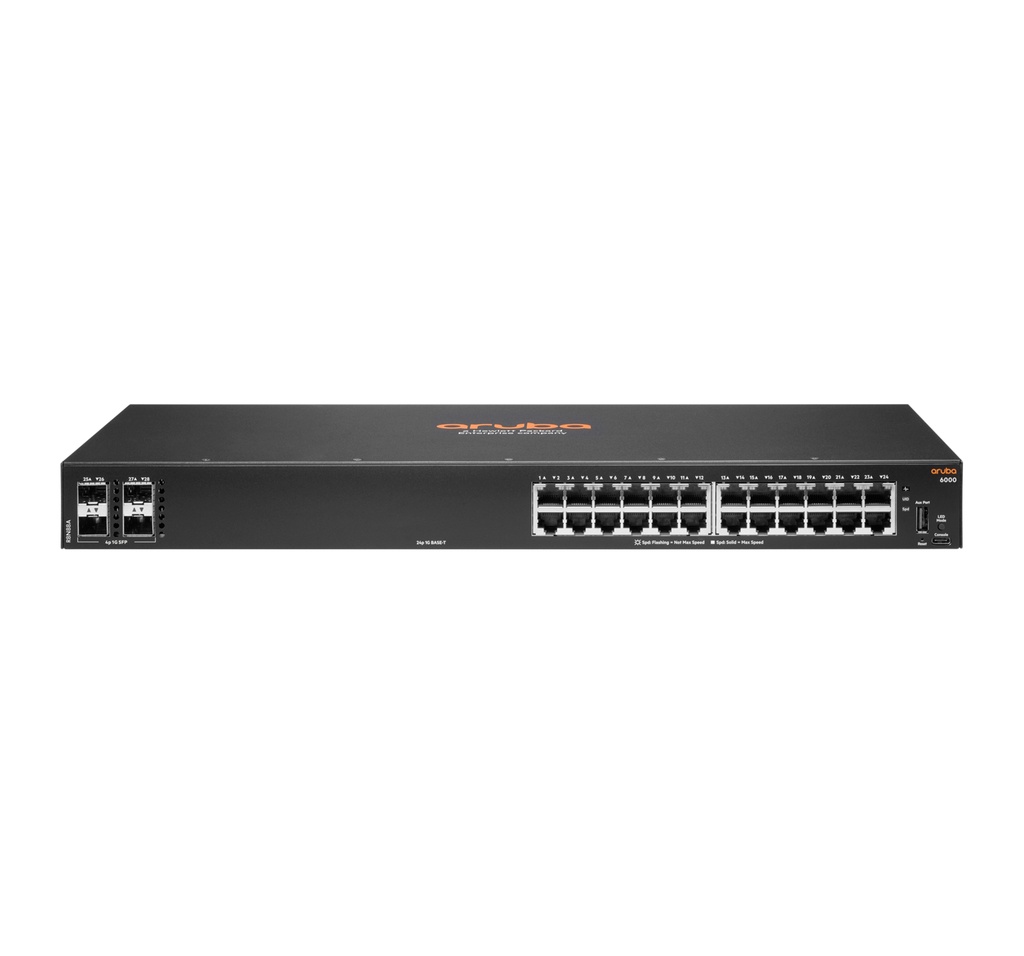 HPE 6000 24G 4Sfp Switch Switch 1 GBps Network Equipment