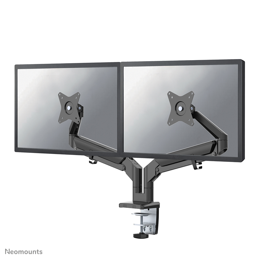 [13058731000] Neomounts DS70-810BL2 Desk Mount ultra flat clamp/grommet Dual-mount 17 32 Monitor Accessories