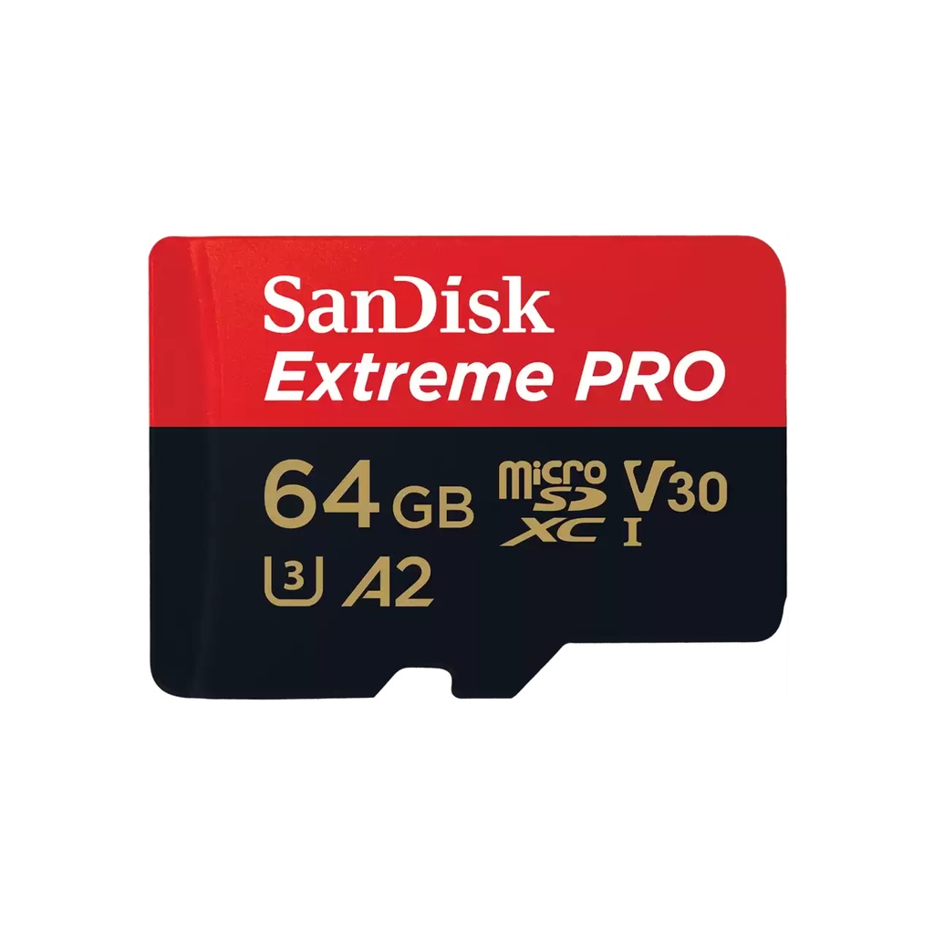 [13707547000] SanDisk Extreme PRO 64 GB MicroSDXC Class 10 UHS-I 200 MB/s Secure Digital (SD) Flash Memory SDSQXCU-064G-GN6MA