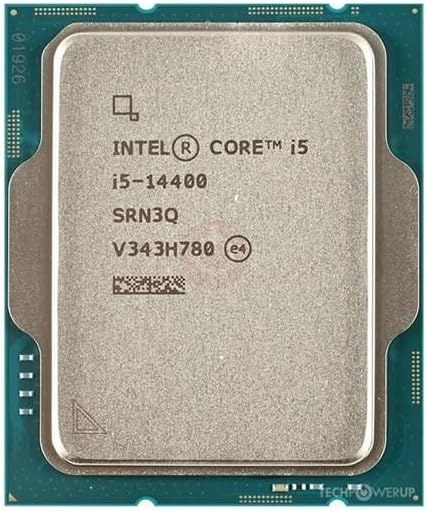 Intel Core i5-14400 Core i5 2.5 GHz Socket 1700 Raptor Lake 65 W CPUs