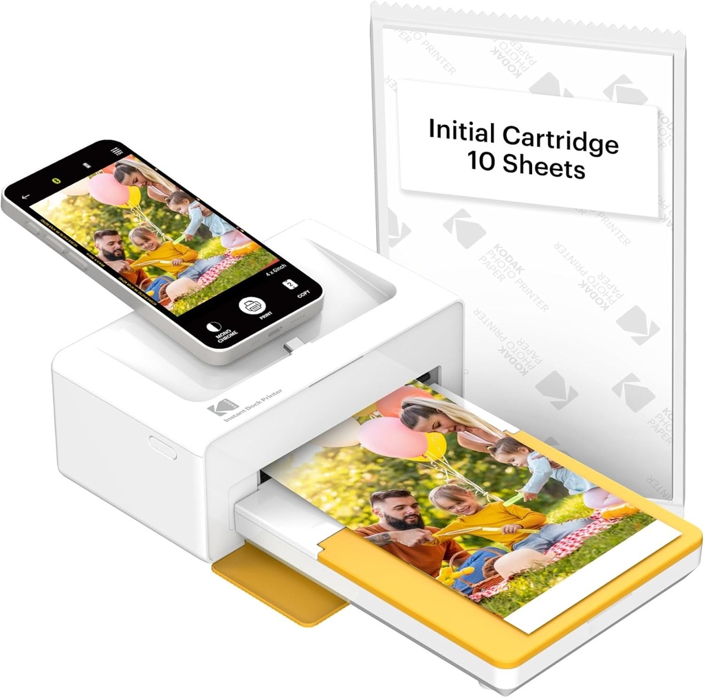 [18272000000] Kodak Dock Plus 4Pass Fotodrucker Photo Printer Sublimation Printers