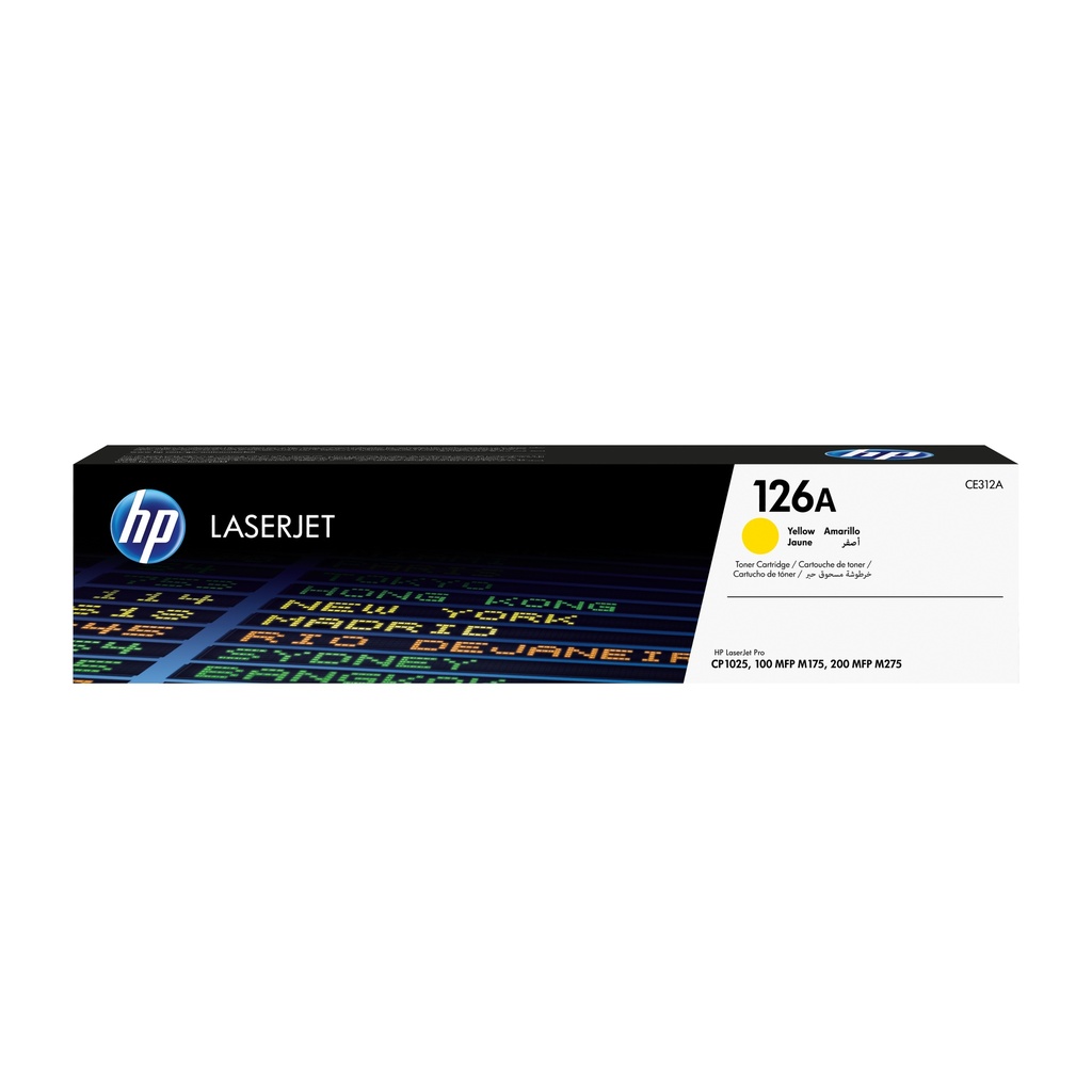 [1722181000] HP 126 A Yellow Original LaserJet Toner Cartridge 1000 pages Yellow 1 PC(s Toner Cartridges