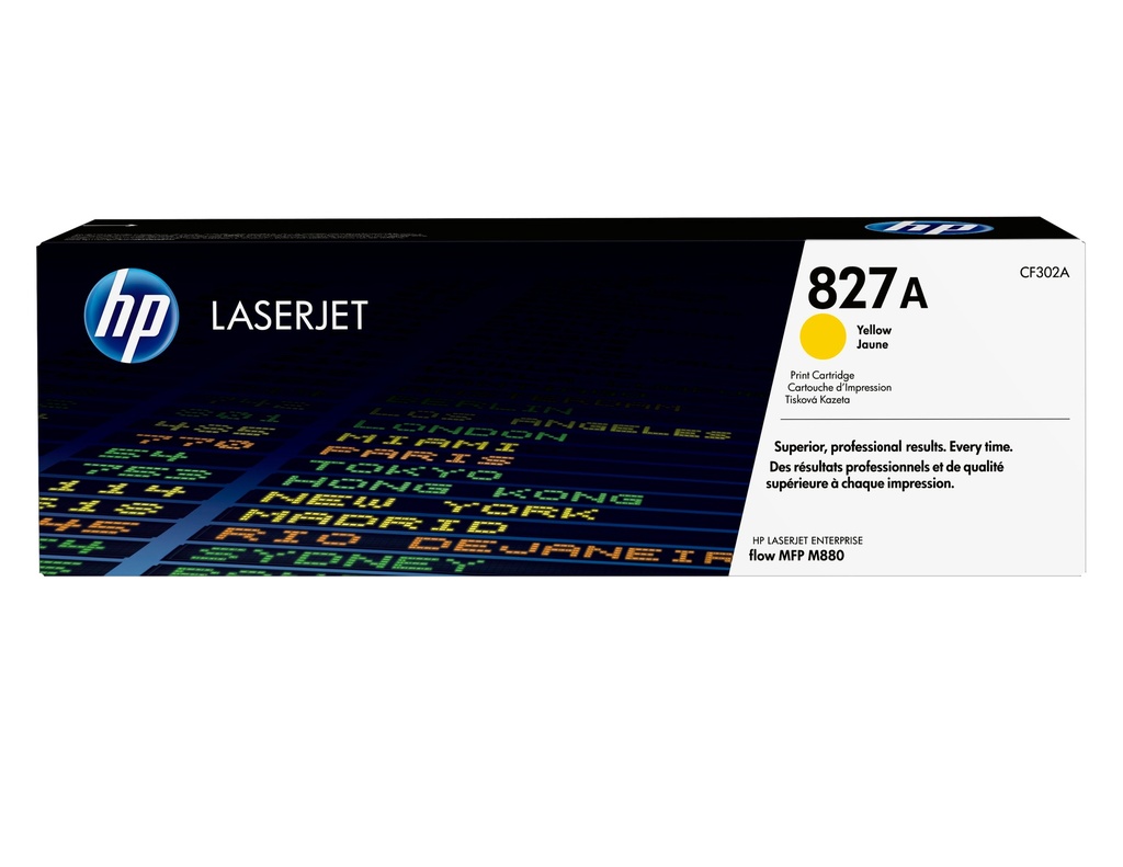 HP Color LaserJet 827 A Toner Cartridge Original Yellow 32000 pages Toner Cartridges