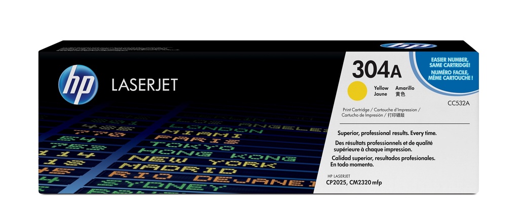 HP Color LaserJet 304 A Toner Cartridge Original Yellow 2,800 pages Toner Cartridges