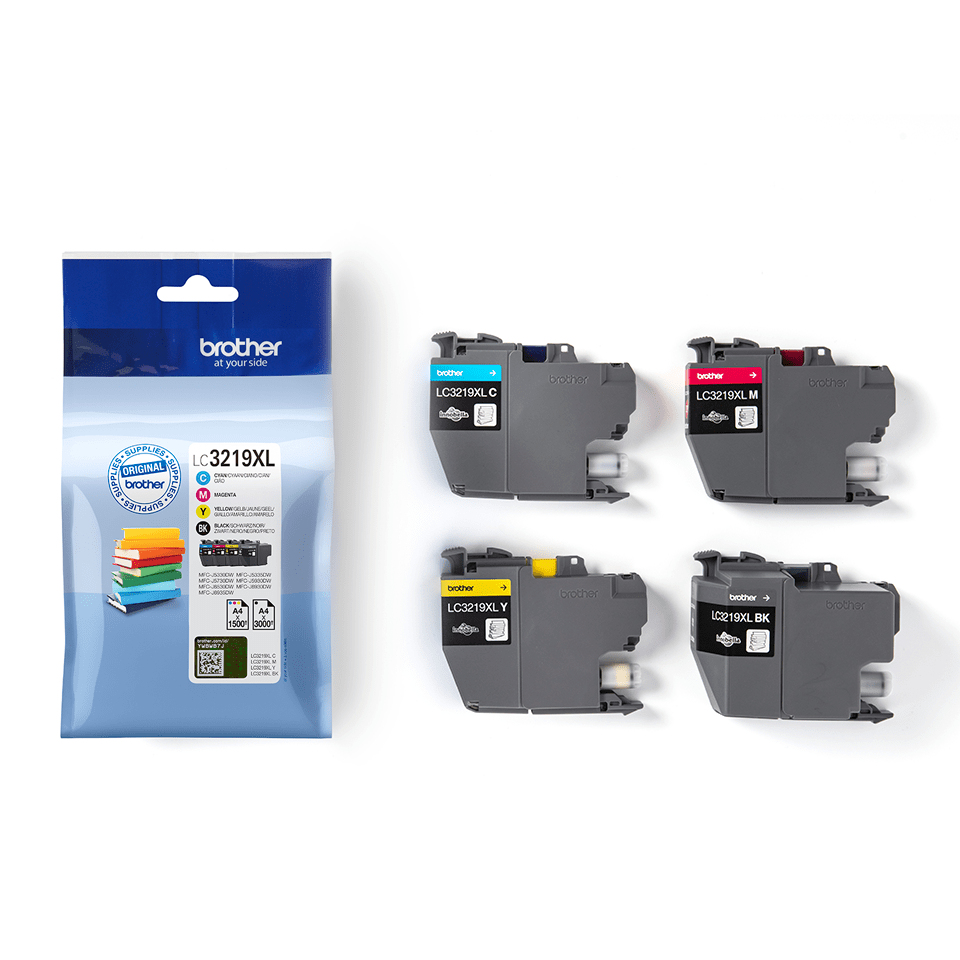 [5115132001] Brother LC-3219XLVAL Standard Yield 3000 pages 1500 pages 4 PC(s) Multi pack Ink Cartridges