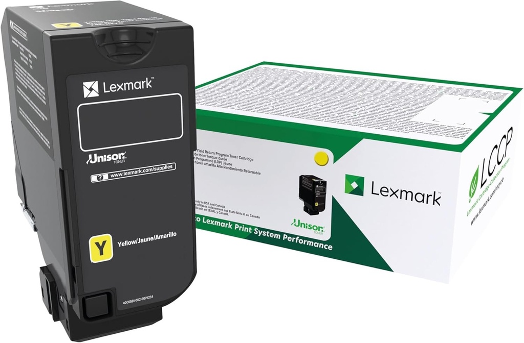 Lexmark Yellow 1 PC(s) Original Toner Cartridges 74C2HYE