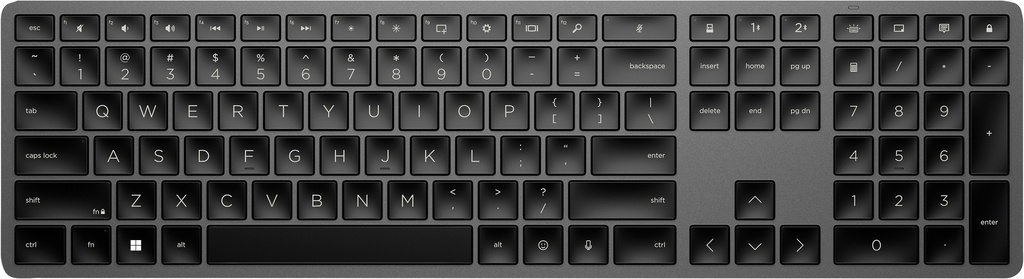 [12418018000] HP Dual Mode 975 keyboard hinterleuchtet QWERTY Keyboards, Mice & Input Devices