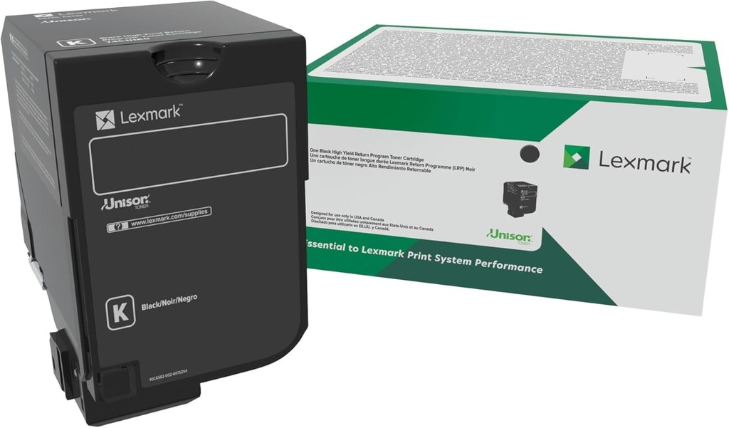 Lexmark Toner 84C2HKE Black Original Toner Cartridge Toner Cartridges