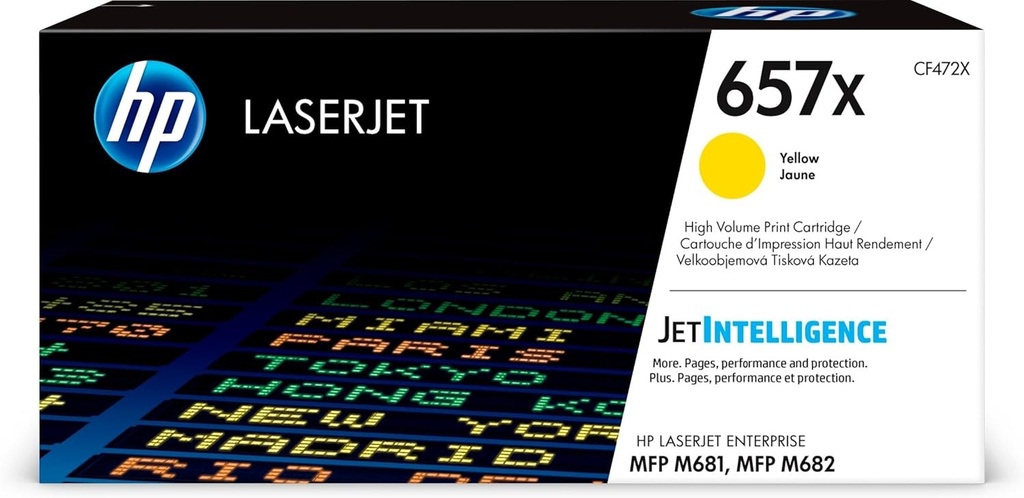 HP 657X LaserJet Original Contract Toner yellow Hohe Kapazität Original Toner Cartridge Toner Cartridges
