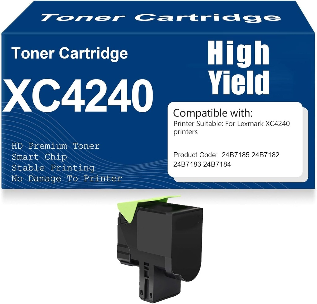 Lexmark 24B7184 yellow 1 piece e Original Toner Cartridge Toner Cartridges