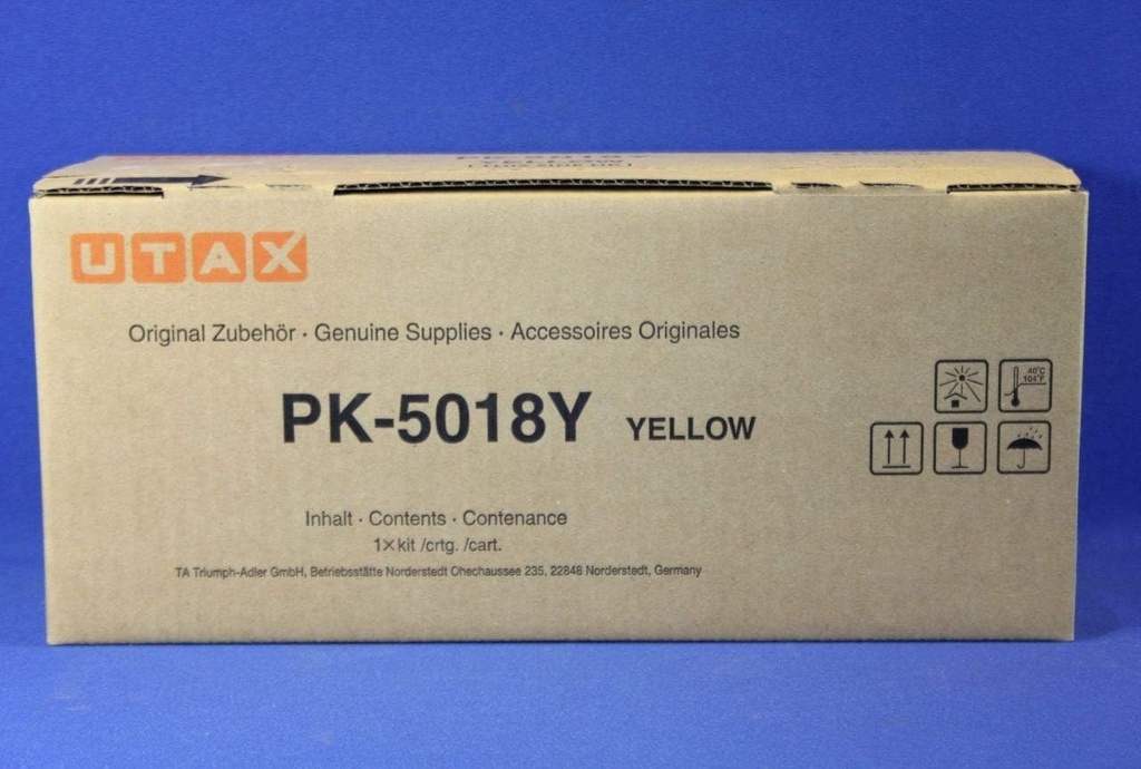 Utax 11000 pages Yellow 1 PC(s) Original Toner Cartridges 1T02TWAUT0