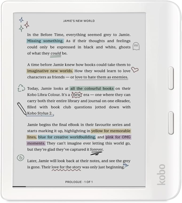 [18544275000] Kobo Libra Colour eBook-Reader Ebook Reader 32 GB MP3 Player