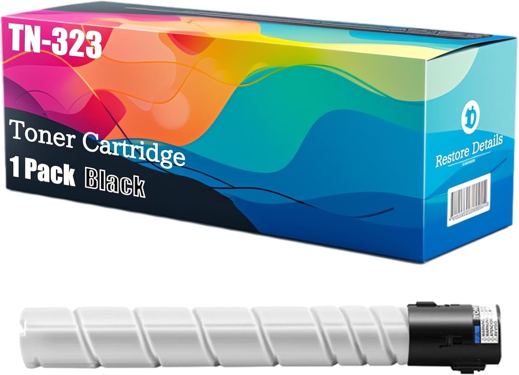 [4224456000] Konica Minolta Toner TN-323 Black Kapazitaet 23 A87M050 Original Toner Cartridge Toner Cartridges
