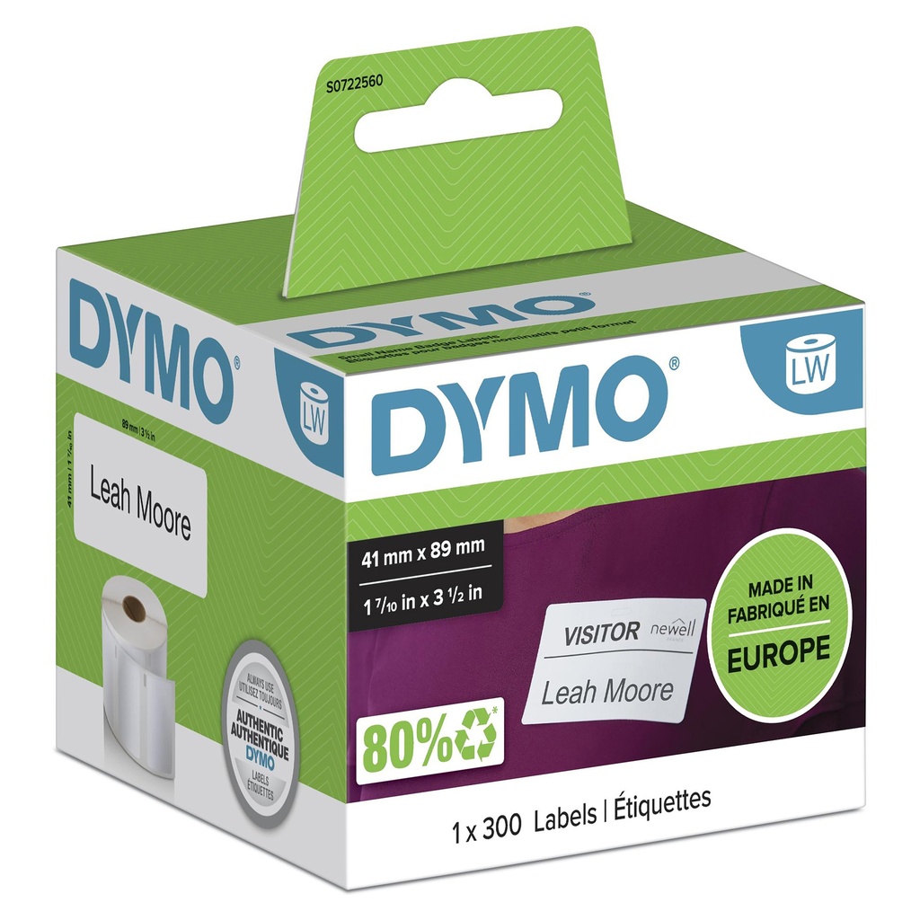 [147526000] Dymo label writer white 300 Etikett en 1 Rolle n Labels Printer Media
