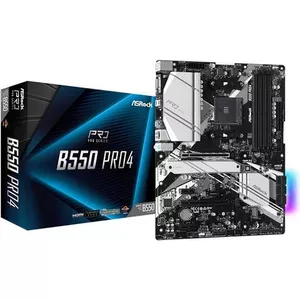 [8925485000] ASRock B550 Pro4 Socket Am4 ATX Amd Motherboard AMD Socket AM4 (Ryzen Motherboards