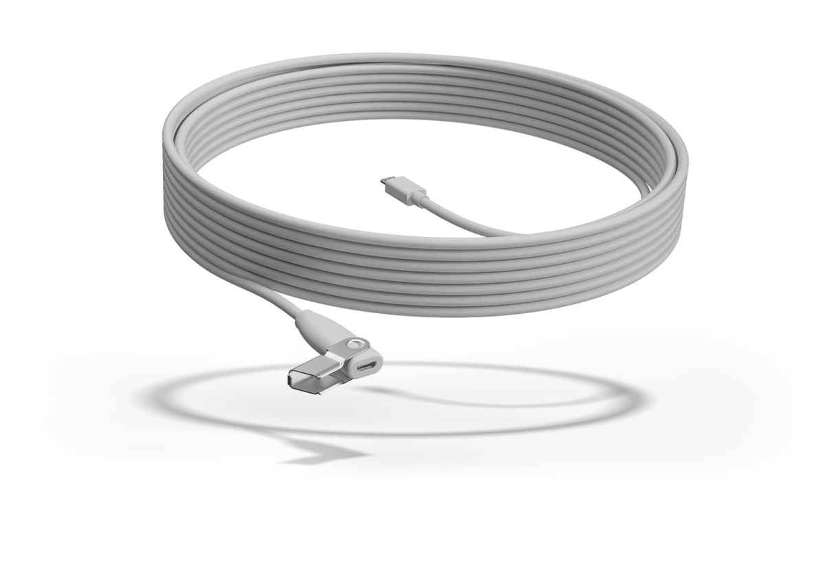 [10063216000] Logitech Rally Mic Pod Extension Cable Mikrofonverlängerungskabel Cable Extension Cable Cables & Adapters