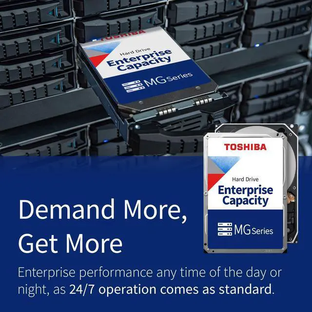 Toshiba MG Series 20 TB 7200RPM 512 MB 3.5 inch SATA 13TB - 25 HDDs MG10ACA20TE