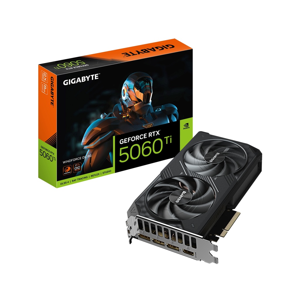 [20670812000] Gigabyte GeForce RTX 5060 Ti Windforce OC Graphics card PCI Graphics Cards