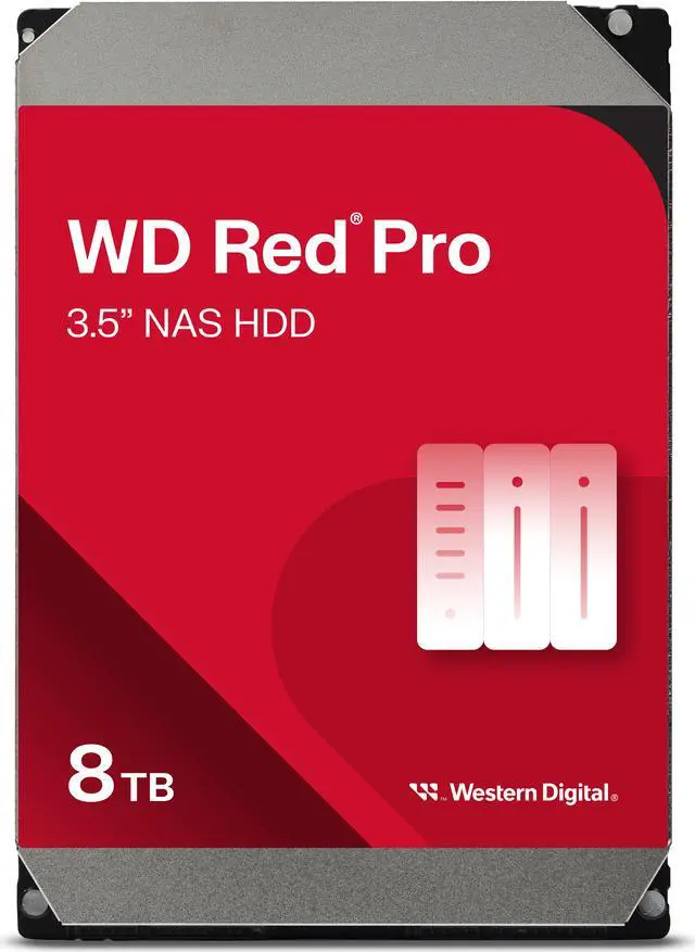 WD Red 8Tb, 3.5", SATA WD8003FFBX HDDs