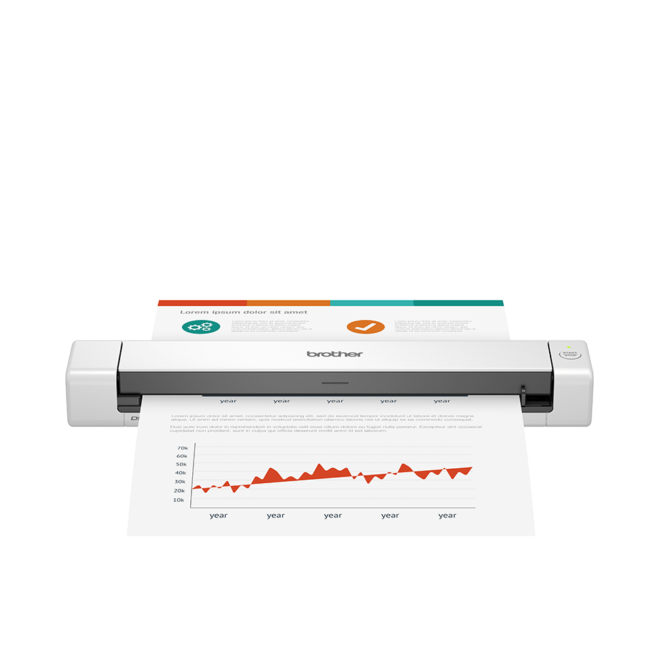 Brother Mobile Scanner DSmobile Ds-640 Document A4 Scanners