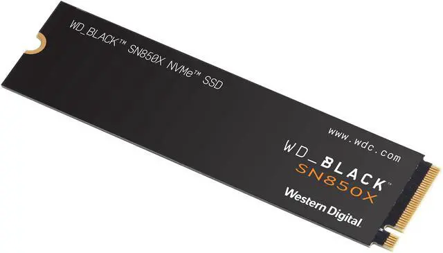 WD_BLACK Western Digital Black WD_BLACKTM SN850X NVMeTM SSD POWERED BY SANDISK 2 TB [With heat sink] 2 TB M.2 7300 MB/s SSDs
