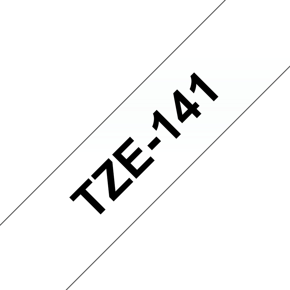 Brother TZE-141 Black on transparent TZe Direct thermal Philippines 5 year(s) Brother Printer Media