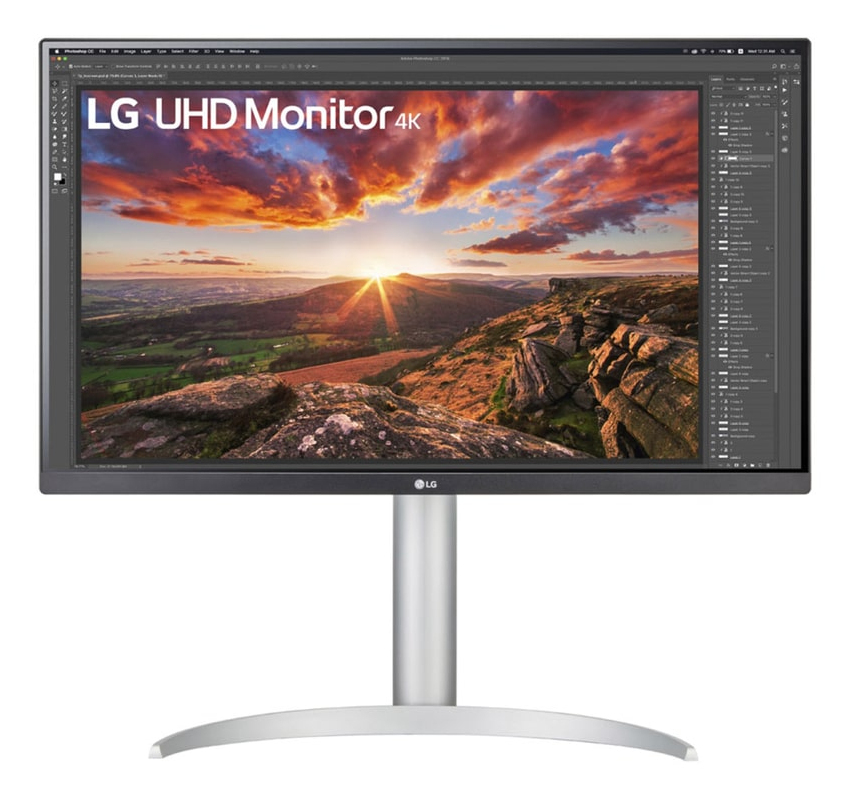 [11589725004] LG 27UP850K-W Monitor 27 inch 4K UHD IPS Flat Screen 27-inch Monitors