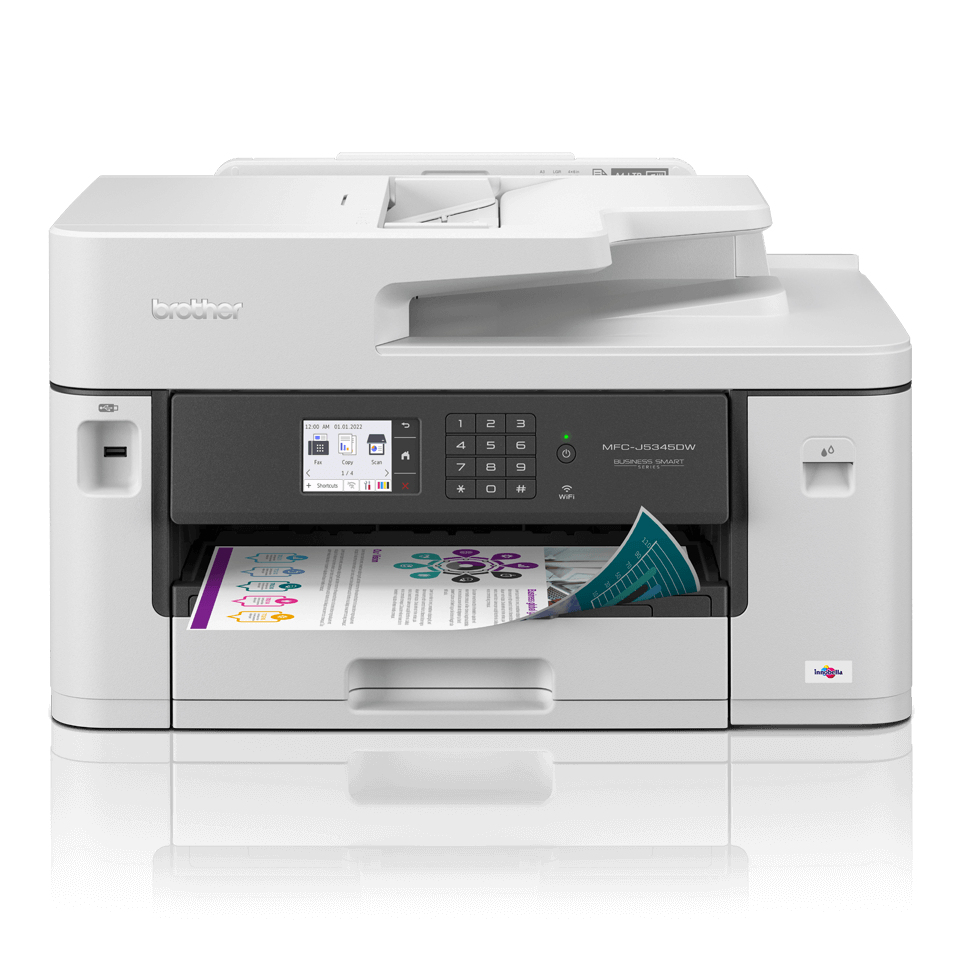 Brother MFC-J5345DW Inkjet Colour printing 4800 x 1200 DPI A3 Direct printing Black White Multifunction Printers