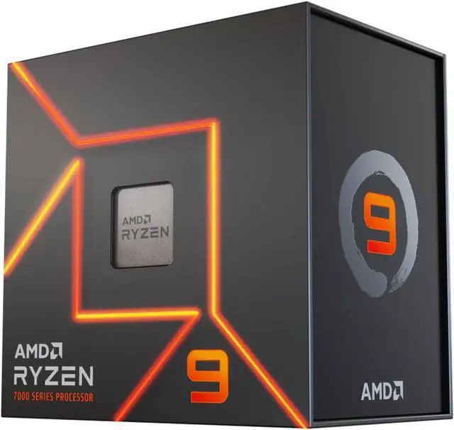 AMD 100-100000589WOF Ryzen 9 7900X AM5 AMD R9 4.7 GHz CPUs