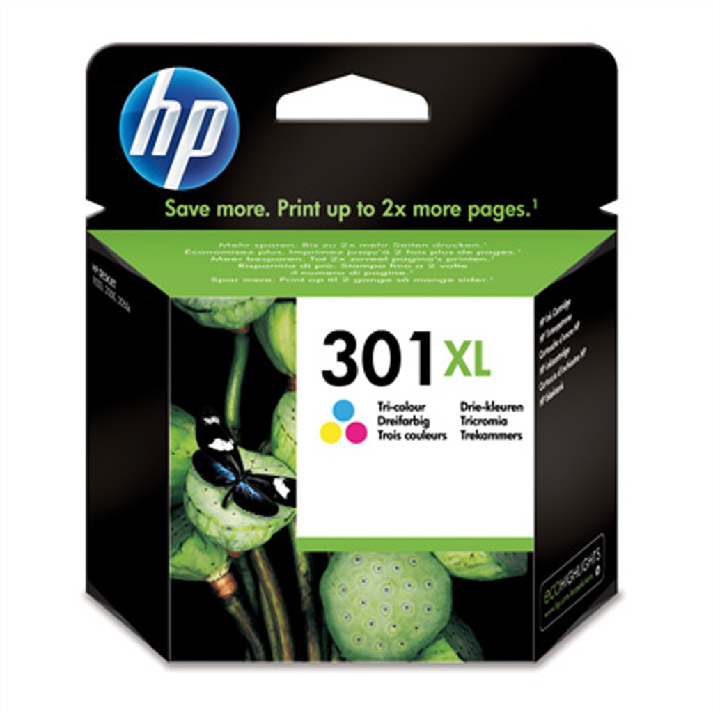 HP DeskJet 301XL Ink Cartridge Original cyan, magenta, Yellow 6 ml Ink Cartridges