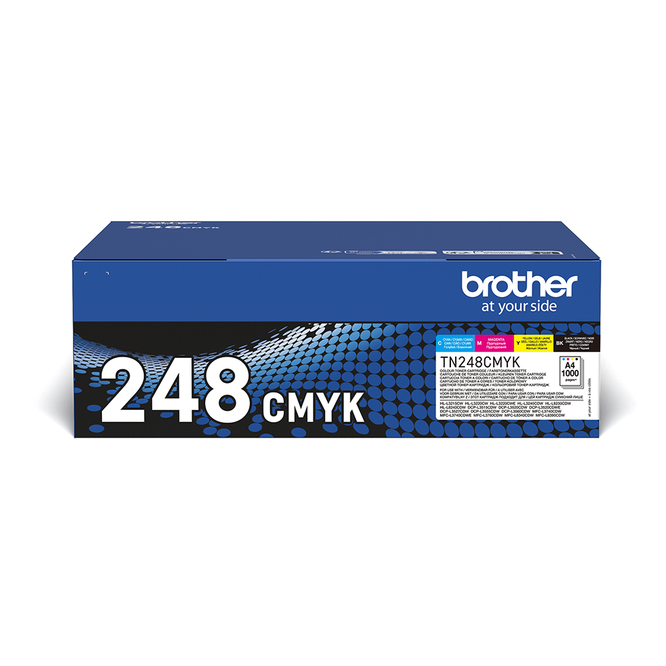 Brother TN-248VAL Black Cyan Magenta Yellow 4 PC(s Toner Cartridges