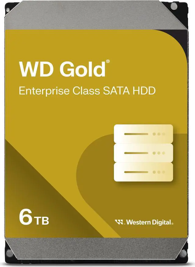 [18170498000] WD Gold WD6004FRYZ SATAIII D HDD SATA HDDs