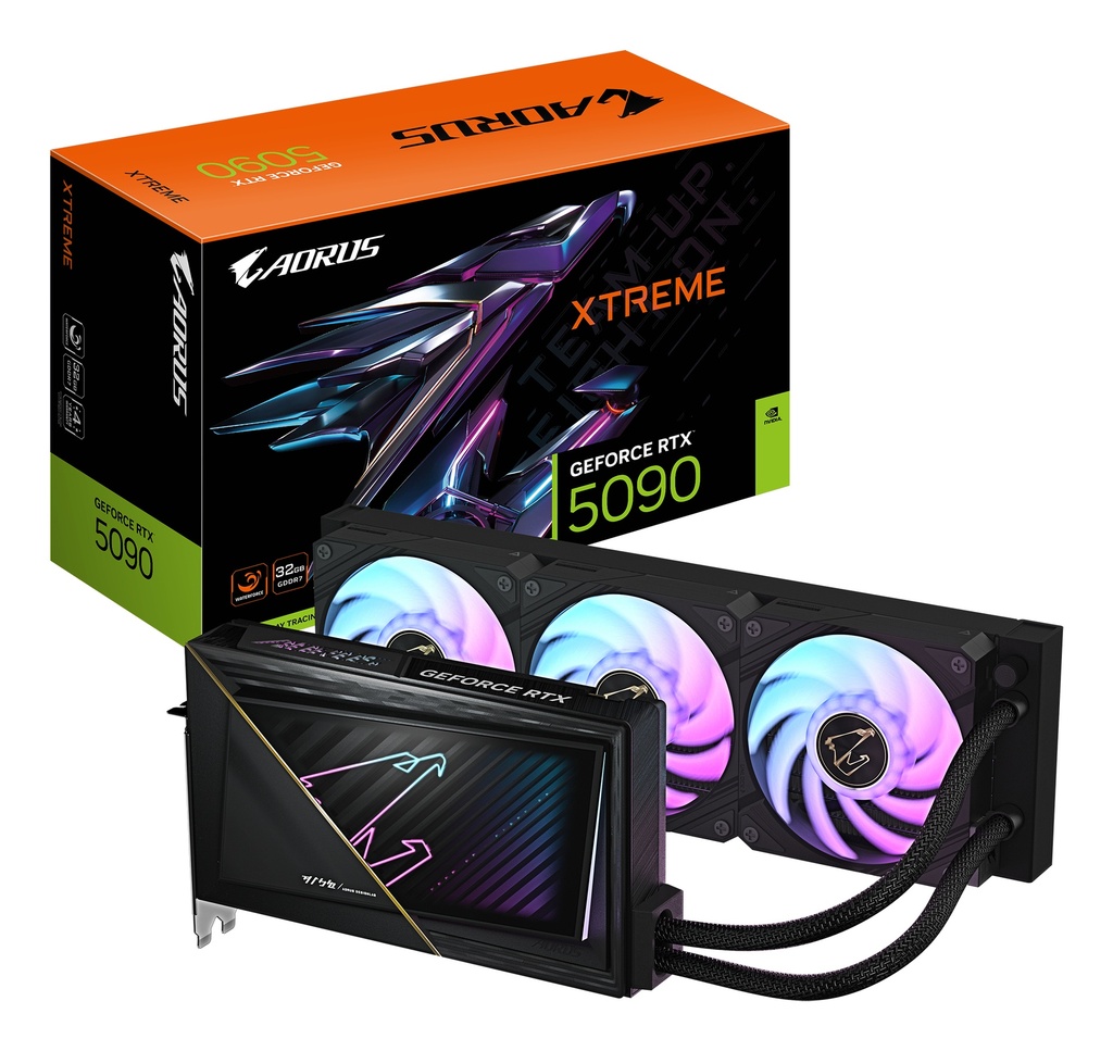 [20227298000] Gigabyte Aorus GeForce RTX 5090 Xtreme Waterforce Graphics card PCI-Express Graphics Cards