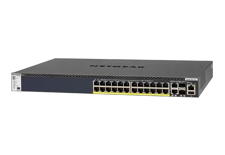 Netgear M4300-24x Switch L3 Managed 24 x 10 Gigabit Ethernet+ 4 10 SFP+ Switch Fiber Optic Network Equipment