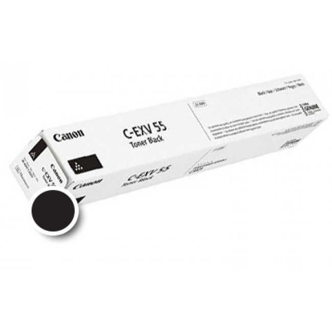 Canon Toner C-EXV CEXV 55 Black Black 2182C002 Original Toner Cartridge Toner Cartridges