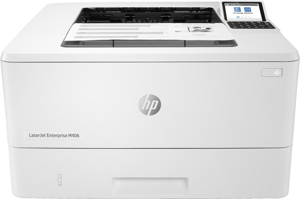 [9740286000] HP LaserJet Enterprise M406dn Laser 1200 x 1200 DPI A4 38 ppm Duplex printing Network ready Printers