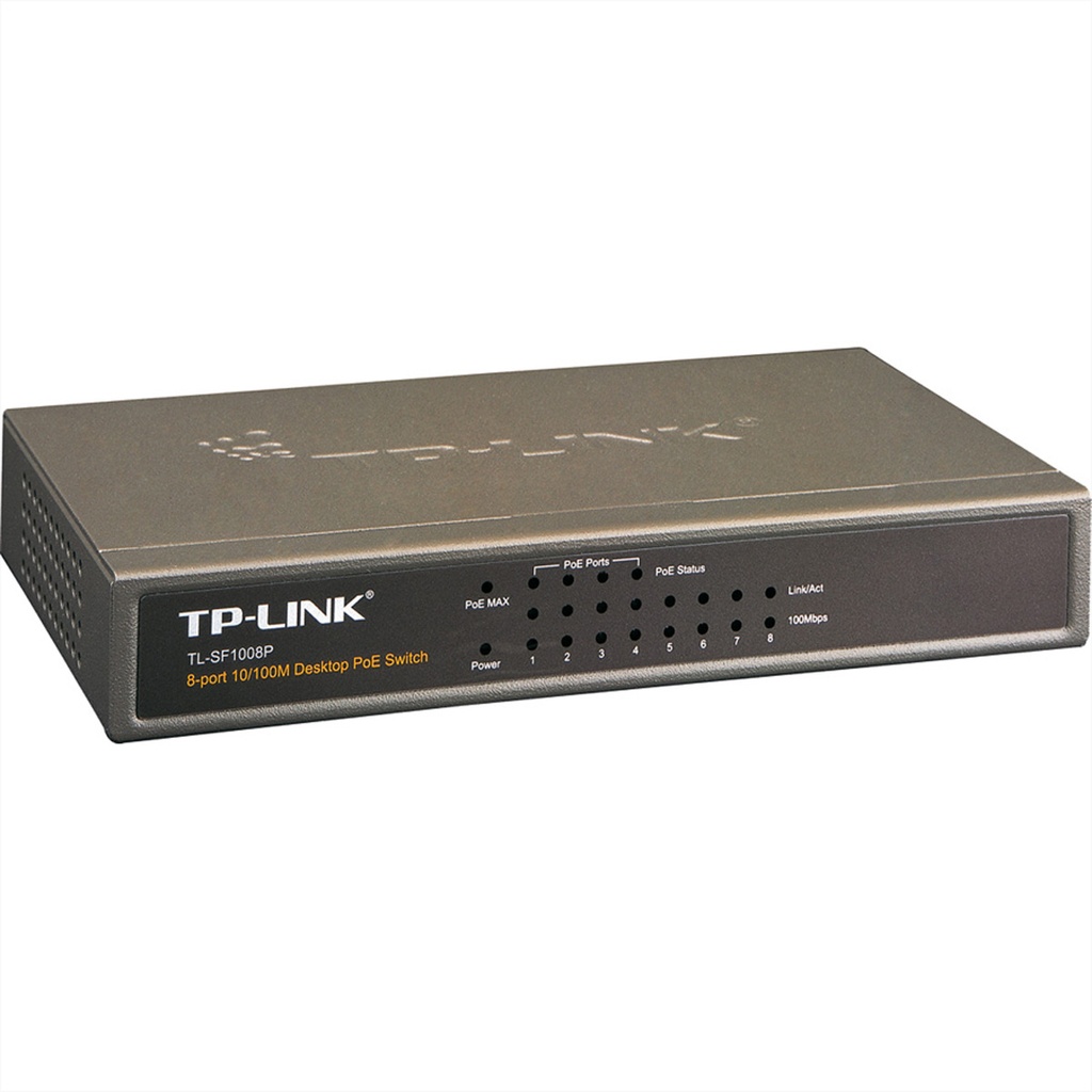 TP-LINK TL-SF1008P Switch PoE Switch 0.1 GBps Network Equipment