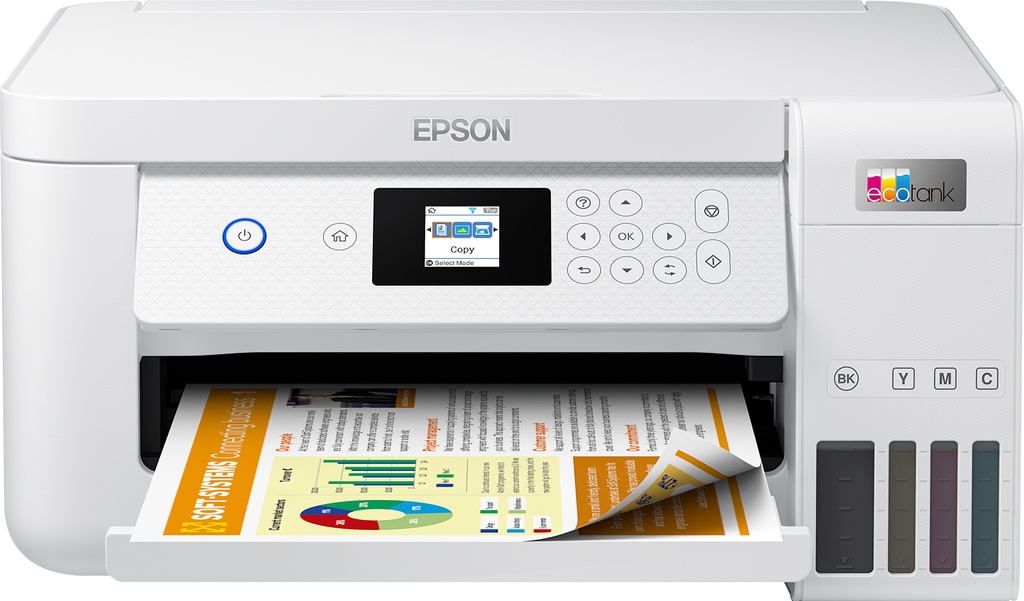 Epson EcoTank ET-2856 Inkjet Colour printing 5760 x 1440 DPI A4 Direct printing White Multifunction Printers