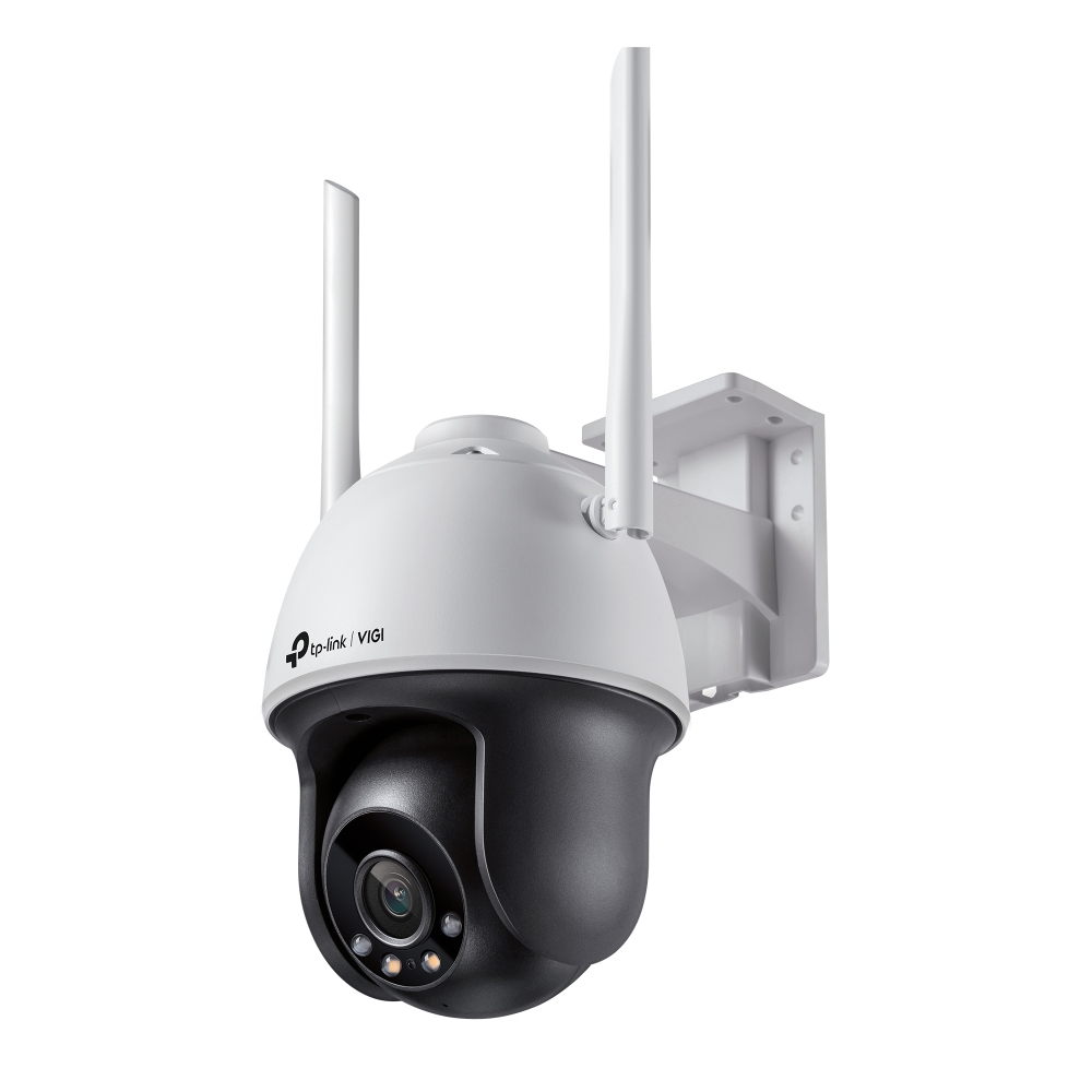 TP-LINK VIGI 4MP Outdoor Full-Color Wi-Fi Pan Tilt Network Camera IP security camera Indoor & outdoor Wired & Wireless RCM BSMI VCCI NCC JRF KC Ceiling/wall Black White Network Cameras