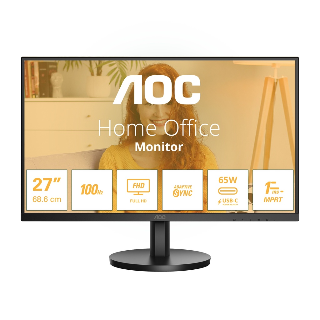 [17320887000] AOC 27B3CA2 Monitor 27 inch Flat Screen 27-inch Monitors