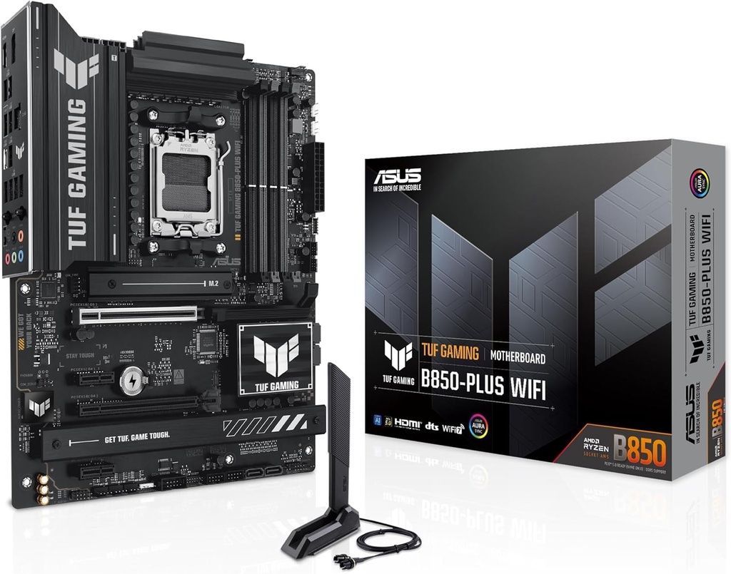 [20244632000] ASUS PRIME B850-PLUS Wi-Fi Motherboard ATX Socket AM5 AMD B850 chipset -... AMD Socket AM5 (Ryzen Zen4 Motherboards
