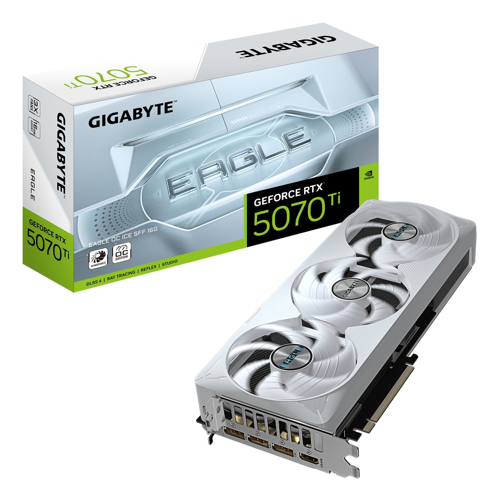 [20280760000] Gigabyte GeForce RTX 5070 Ti Eagle OC Ice SFF Graphics card PCI-Express Graphics Cards