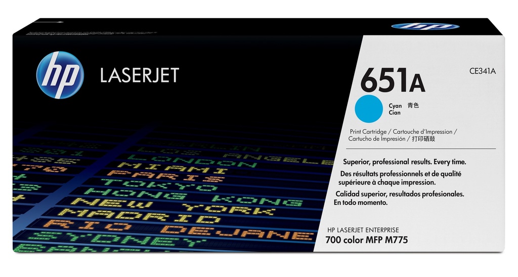 HP 651 A Cyan Original LaserJet Toner Cartridge 16000 pages Cyan 1 PC(s Toner Cartridges