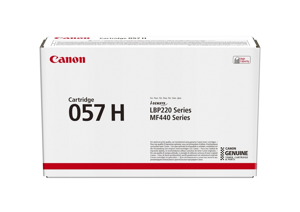 Canon i-SENSYS 057H 10000 pages Black 1 PC(s Toner Cartridges