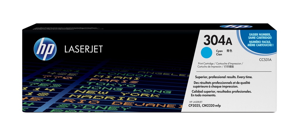 HP 304 A Cyan Original LaserJet Toner Cartridge 2800 pages Cyan 1 PC(s Toner Cartridges