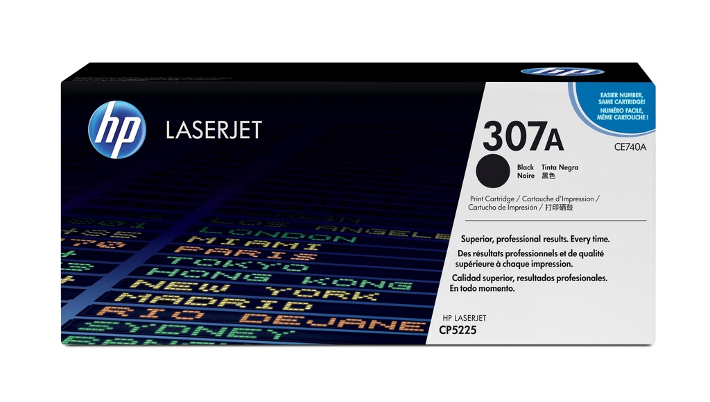 HP Toner CE740A 307 A 7 Black Original Toner Cartridge Toner Cartridges