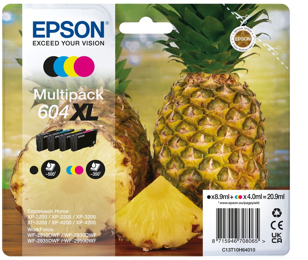 Epson Multipack 4-colours 604 XL T 10H6 Original Ink Cartridge Ink Cartridges