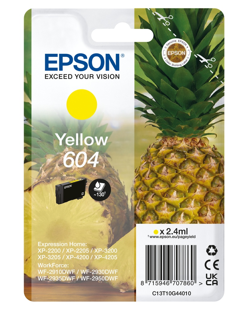 Epson 604 Standardertrag yellow Original Ink Cartridge Ink Cartridges