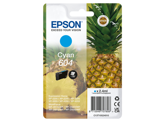 Epson 604 Standardertrag Cyan Original Ink Cartridge Ink Cartridges