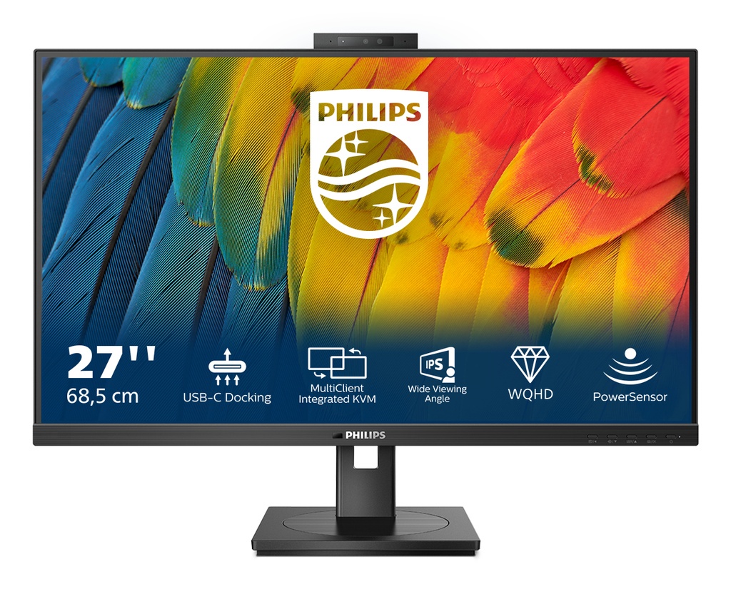 Philips 27B1U5601H 27 Monitor QHD web camera Docking Flat Screen 27-inch Monitors